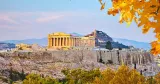 L'acropole d'Athènes, aux couleurs douces de l'automne athénien.  sborisov - stock.adobe.com