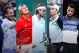 Daniil Medvedev, Holger Rune, Stefanos Tsitsipas, Ugo Humbert et Giovanni Mpetshi Perricard. (Presse Sports/L'Équipe)