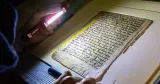 Le manuscrit a été retrouvé dans un parchemin médiéval et s'appelle le Codex Climaci Rescriptus, un palimpseste (un texte ancien effacé pour en écrire un autre). Jacqueline Ramseyer Orrell/SLAC
