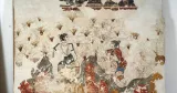 Femmes cueillant du safran, fresque d'Akrotiri à Théra (Santorin), XVIe siècle avant J.-C. Luisa Ricciarini / Bridgeman Ima