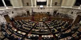 Le Parlement grec, le 17 décembre. | AFP/ARIS MESSINIS


