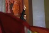 Le leader de Syriza Alexis Tsipras au soir de sa victoire le dimanche 25 janvier. | Petros Giannakouris / AP


