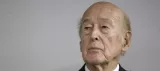 L'ancien président Valéry Giscard d'Estaing, le 14 octobre 2014 au Bourget


