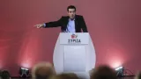 Le premier ministre grec a mis en cause les «forces conservatrices» en Europe, visant l'Espagne et le Portugal, lors d'un discours devant le comité central de Syriza. Crédits photo : Petros Giannakouris/AP


