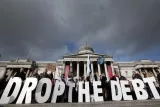 Manifestation en soutien au gouvernement grec à Londres, le 15 février.


