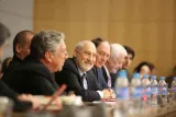 Joseph Stiglitz partage de nombreuses idées avec le ministre des finances grec Yanis Varoufakis - INET/AFP-Services/SilvËre GÈrard


