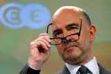Pierre Moscovici a parlé d'une journée «décisive» pour le sort de la Grèce. Image: Keystone


