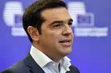 Le Premier ministre grec a annoncé qu'il maintenant le référendum et qu'il appelait à voter "non" en vue d'obtenir un "meilleur" accord - AFP PHOTO/ JOHN THYS



