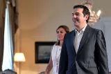 Dans une interview de deux heures à la radio Sto Kokkino, Alexis Tsipras a tenu un langage de fermeté vis-à-vis des députés de son groupe parlementaire. (24 juillet 2015) Image: AFP


