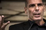 Yanis Varoufakis lors de la Fête de la Rose ce 23 août. © Jean-Philippe Ksiazek, AFP


