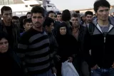 Photo d'illustration. Migrants à Athènes. Image: Reuters


