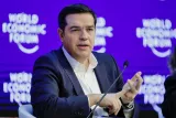 Alexis Tsipras, premier ministre grec, ici au Forum économique de Davos Image: Reuters


