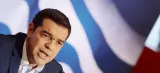Le premier ministre grec, Alexis Tsipras, pendant la foire internationale de Thessalonique, dimanche dernier. Crédits photo : SAKIS MITROLIDIS/AFP


