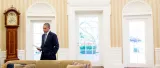 Barack Obama dans le bureau ovale. Le président cherche à rassurer les alliés de l'Amérique après l'élection de Donald Trump. © Maison Blanche/Pete Souza


