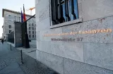 Le colis piégé est arrivé au ministère allemand des Finances. (Mercredi 15 mars 2017) Image: Keystone


