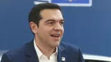 Le premier ministre grec Alexis Tsipras, le 29 avril 2017 à Bruxelles. Crédits photo : Olivier Hoslet/AP


