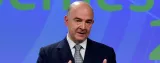 «Nous avons réussi à trouver un accord global qui va permettre à la Grèce de tourner la page d'une période si difficile», s'est réjoui le commissaire européen aux Affaires économiques, Pierre Moscovici. © JOHN THYS / AFP PHOTO


