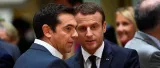 Le Premier ministre grec, Alexis Tsipras, reçoit Emmanuel Macron pour un voyage officiel de 2 jours les 7 et 8 septembre. © EMMANUEL DUNAND / AFP


