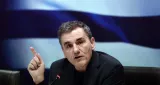 C'est le ministre grec des Finances Euclide Tsakalotos qui aura mené à bien le programme de réformes en Grèce depuis juin 2015. - LOUISA GOULIAMAKI/AFP


