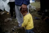 Dans le camp de Moria, à Lesbos, le 30 novembre.


