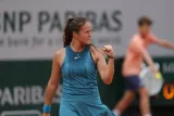 Kasatkina a connu un passage à vide dans le deuxième set. (R. Martin/L'Équipe)


