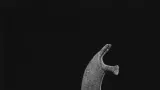 Photo non datée fournie le 5 mai 2018 d'une statuette antique de cheval du 8ème siècle avant J.C.


