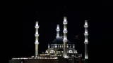 Vue de la mosquée Hala Sultan, près de Nicosie-Nord, dans la partie chypriote-turque de l'île divisée de Chypre, le 7 juillet 2018


