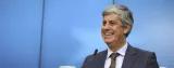 L'annonce a été faite par Mario Centeno, qui est ministre des Finances du Portugal et préside l'Eurogroupe. © AP / OLIVIER MATTHYS


