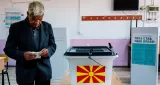 Le scrutin sur le changement de nom de la Macédoine n'a pas mobilisé les foules dans les bureaux de vote à Skopje - DIMITAR DILKOFF/AFP


