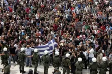 manif drapeau
