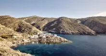 Le village de Malli, à Tinos, dans les Cyclades grecques. Laurent Fabre / Le Figaro
