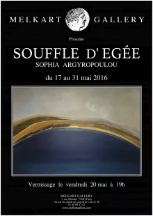 Souffle d'Egée, exposition de peintures de Sofia Argyropoulou