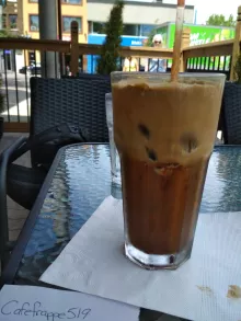 Café frappé authentique !