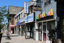 Souvlaki à Toronto Greektown