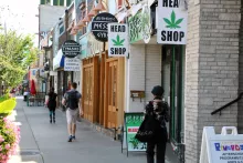 Restaurant de gyros à Greektown.