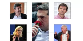 Mélenchon, Duflot, Le Pen? le fan-club français de Syriza Mélenchon, Duflot, Le Pen? le fan-club français de Syriza.
