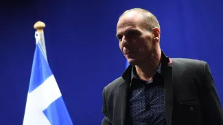 Le ministre des Finances grec, Yanis Varoufakis. Crédits photo : EMMANUEL DUNAND/AFP


