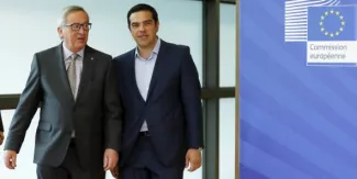 Grèce: les divergences avec les créanciers persistent "Ne vous inquiétez pas, nous avons déjà payé 7,5 milliards d'euros donc nous continuerons", a déclaré Alexis Tsipras à propos des remboursements dus prochainement par la Grèce. (Crédits : FRANCOIS LENOIR)
