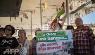 Plusieurs milliers de manifestants en Allemagne, en France et en Italie pour les migrants en Europe et la Grèce (Crédits : AFP)