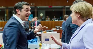 La Grèce et ses créanciers prolongent le bras de fer jusqu'au bout Quatre Eurogroupes en huit jours ainsi que deux sommets des chefs d'Etat et de gouvernement n'auront pas suffi à trouver une solution viable pour la Grèce, qui menace toujours d'être déclarée en défaut - Geert Vanden Wijngaert/AP/SIPA