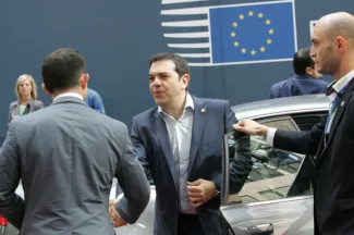 La Grèce «ne peut accepter» le plan de ses créanciers Le premier ministre grec Alexis Tsipras, vendredi 26 juin 2015. Image: Keystone
