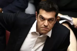 Coup de tonnerre en Grèce après l'annonce du référendum Coup de tonnerre en Grèce après l'annonce du référendum.