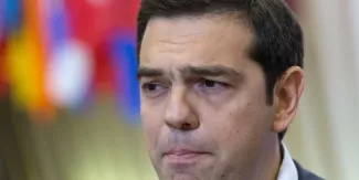 Grèce : Alexis Tsipras convoque un référendum le 5 juillet Alexis Tsipras a appelé à un référendum sur les propositions des créanciers (Crédits : YVES HERMAN)