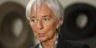 Christine Lagarde ne s'y retrouve plus dans les propositions d'Athènes Christine Lagarde juge que l'arrivée au pouvoir de Syriza a fait reculer la Grèce. (Crédits : JONATHAN ERNST)