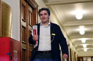 Euclide Tsakalotos, le 30 avril 2015, à Athènes.


