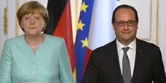 Hollande et Merkel attendent d'urgence des propositions grecques Hollande et Merkel attendent d'urgence des propositions grecques.