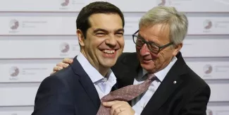 Juncker: "Ma volonté, mon souhait est d'éviter un Grexit" Juncker: "Ma volonté, mon souhait est d'éviter un Grexit".