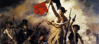 La liberté guidant le peuple, de Delacroix (1830). Crédits photo : Rue des Archives/©Edimedia/WHA/Rue des Archives



