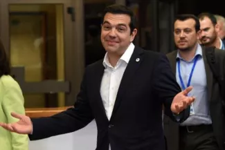 La Grèce promet des réformes «dès la semaine prochaine», contre un prêt Le Premier ministre grec, Alexis Tsipras. © Photo News