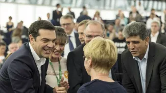 Tsipras, Mélenchon, Le Pen : enfants terribles d'une Europe trop technocratique Crédits photo : Jean-Francois Badias/AP